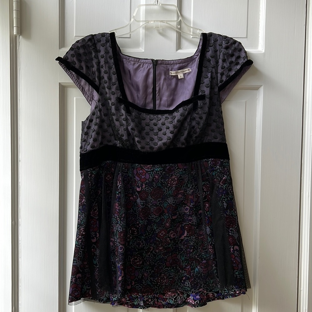 Nenette Lepore umpire waist top